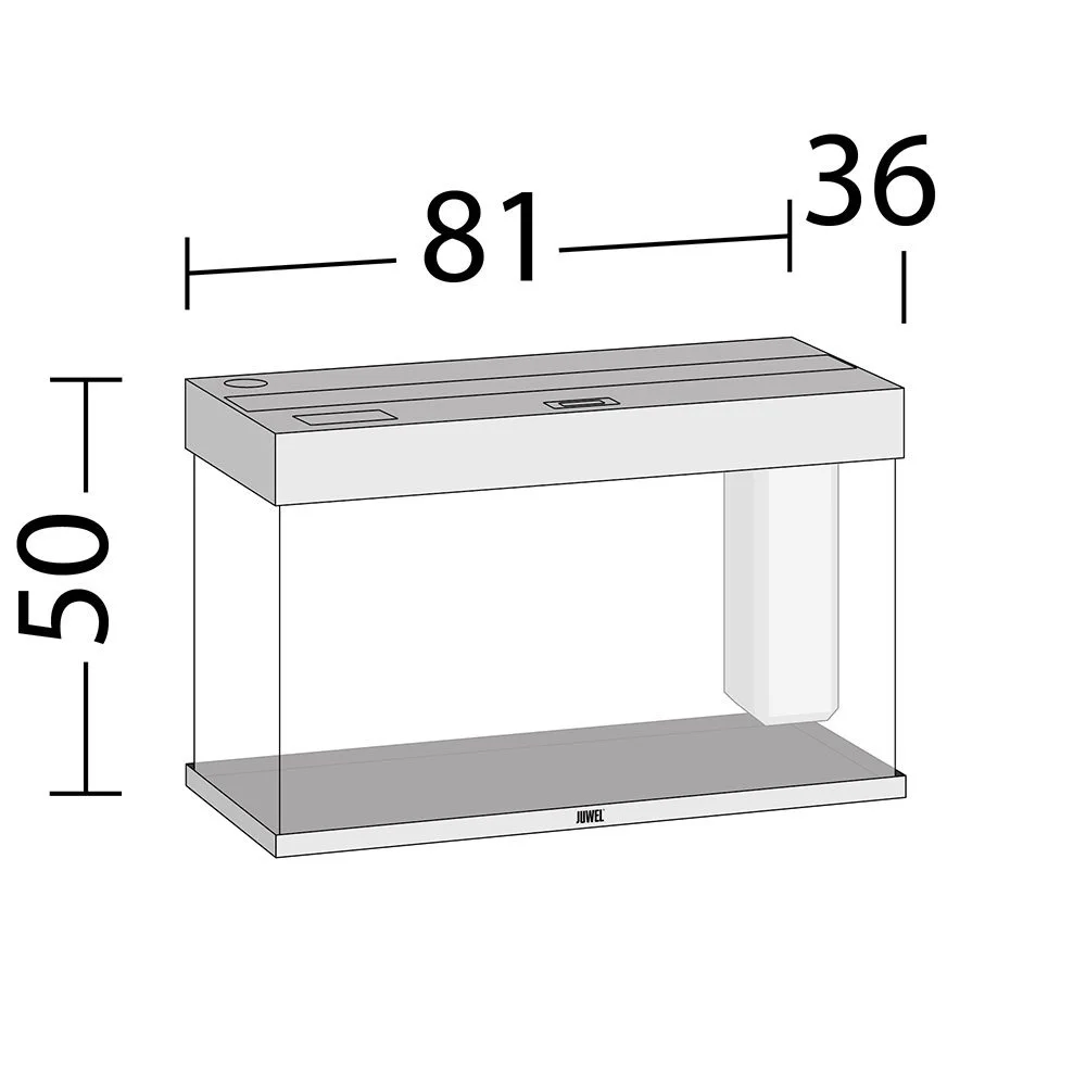 Juwel Akvarium Rio 125 Grå